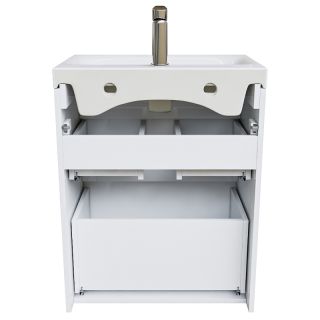 Тумба с раковиной IDDIS Zodiac 60 ZOD6CBFi95K Белая